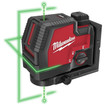Milwaukee 3522-21 USB Rechargeable Green Cross Line & Plumb Points Laser