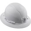 Klein 60400 Hard Hat, Non-Vented, Full Brim Style, White