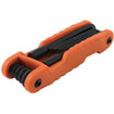 Klein 70550 Pro Folding Hex Key Set, 11 Fractional Inch-Sized Keys