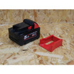 StealthMounts BM-MW18-RED-6 Milwaukee M18 Battery Mounts (6 Pack) Red