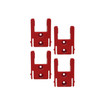 StealthMounts TM-MW18-RED-4 Milwaukee M18 Tool Mount (4 Pack) Red