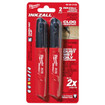Milwaukee 48-22-3102 INKZALL Black Medium Point Marker (2 PK)