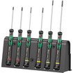 Wera 05118150001 2035/6 A Screwdriver Set And Rack For Electronic Applications, 6 Pieces