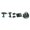 Makita DK0114G203 40V XGT 2PC Combo 4.0Ah Kit (TD001GZ+HP001GZ)