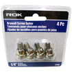 ROK 37468 4 PC Drywall Screw Setter Bit