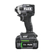 Flex FX1371A-2B 1/4" Quick Eject Hex Impact Driver With Multi-Mode Kit