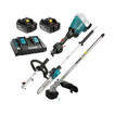 Makita DUX60PTM5X 16-1/2 In. 18Vx2 LXT Split Shaft Line Trimmer With EY402MP Pole Saw Attachment