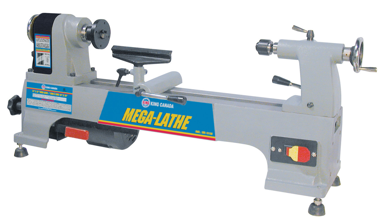 King Canada KWL-1016C Lathe, Wood 10 In. X 16 In. Mega-Lathe