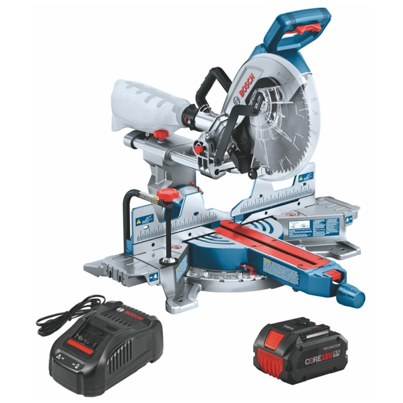 Bosch GCM18V 10SDN14 18V 10 In. Slide Miter Saw Kit