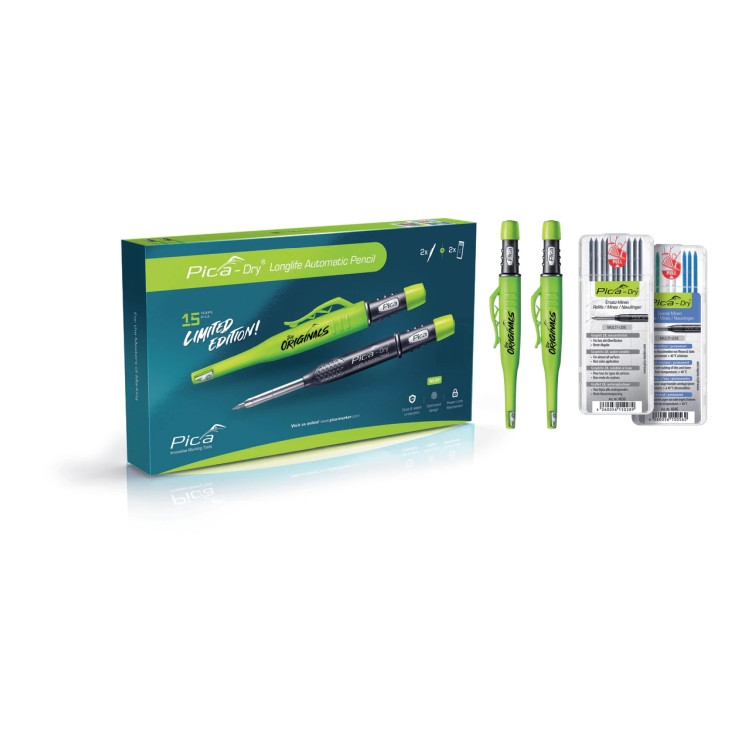 Vasalat Pica Marker Set - Pica Fine Dry 0.9 Mechanical Pencil With 24 Leads Graphite Hardness Hb 090 Mm 46928860