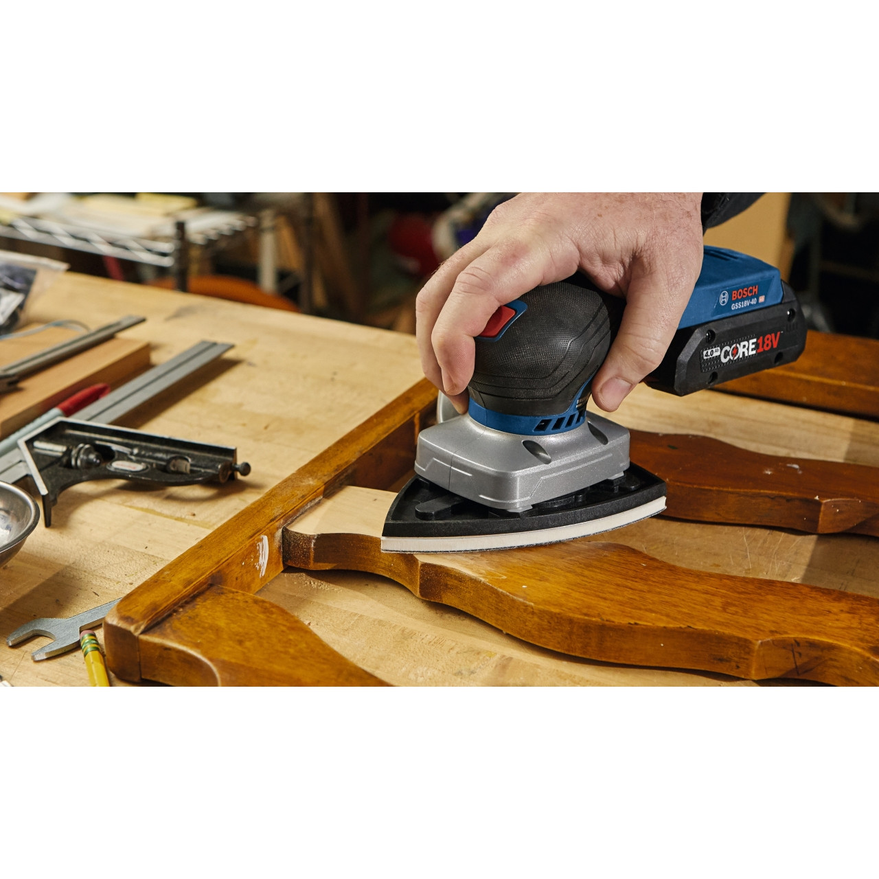 Bosch GSS18V-40N 18V Brushless Sheet Orbital Finishing Sander