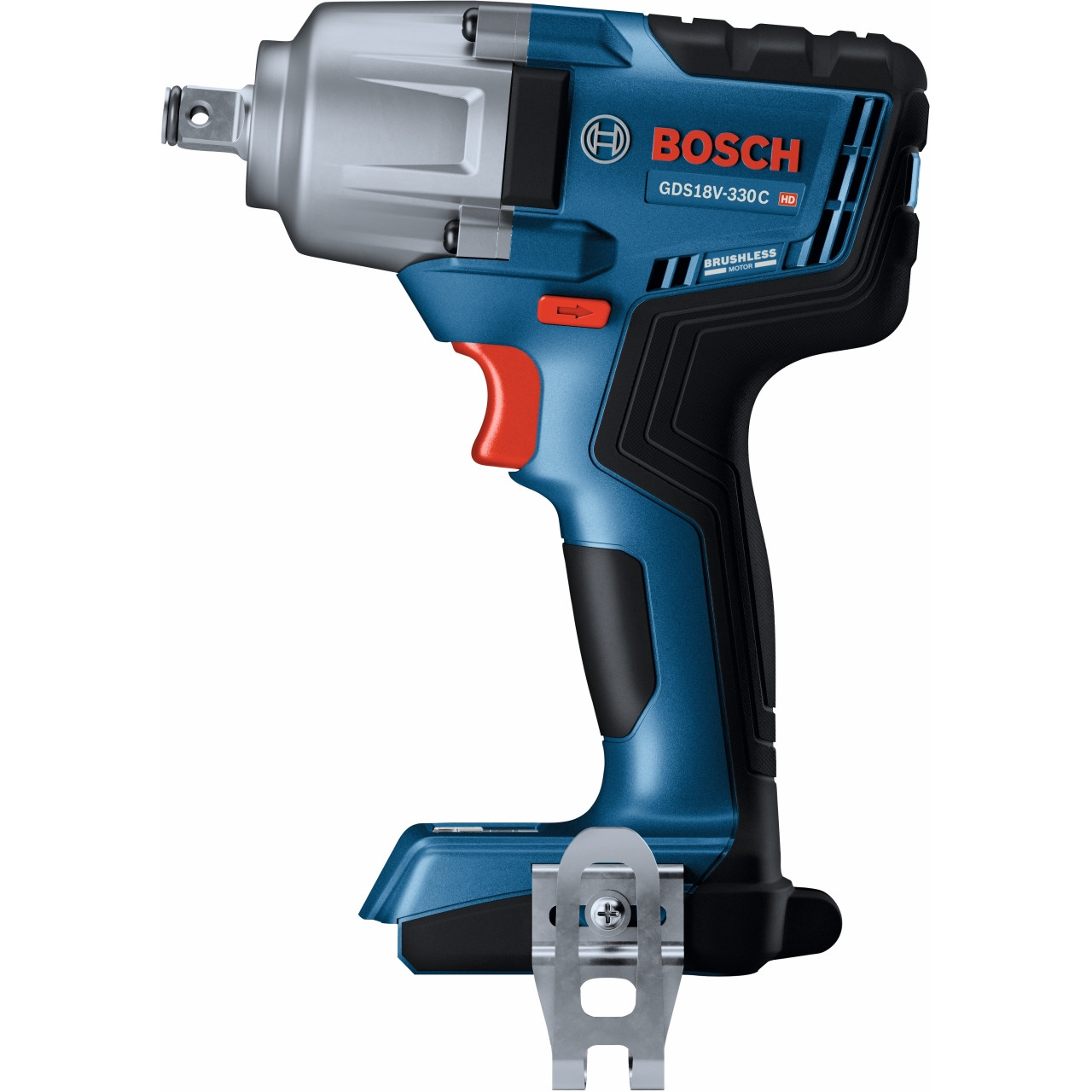 Bosch GDS18V-330CN 18V Brushless Connected-Ready 1/2 In. Mid-Torque Impact  Wrench With Friction Ring And Thru-Hole (Bare Tool)