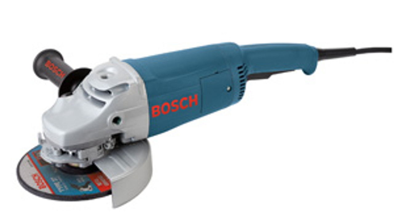 Bosch 1772 6 7 In. 15 A Large Angle Grinder with Rat Tail Handle