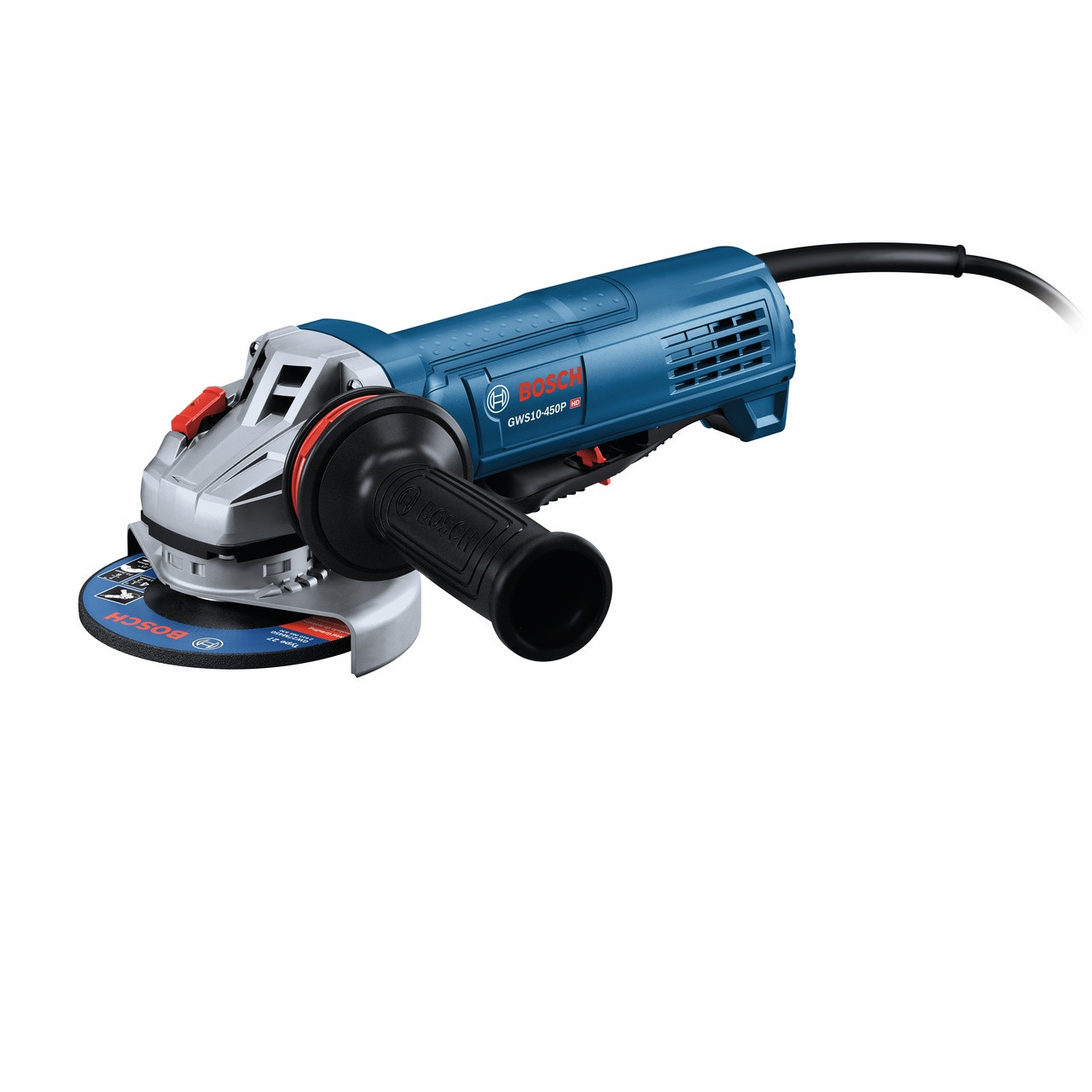 Bosch GWS10 450P 4 1 2 In. Ergonomic Angle Grinder with Paddle