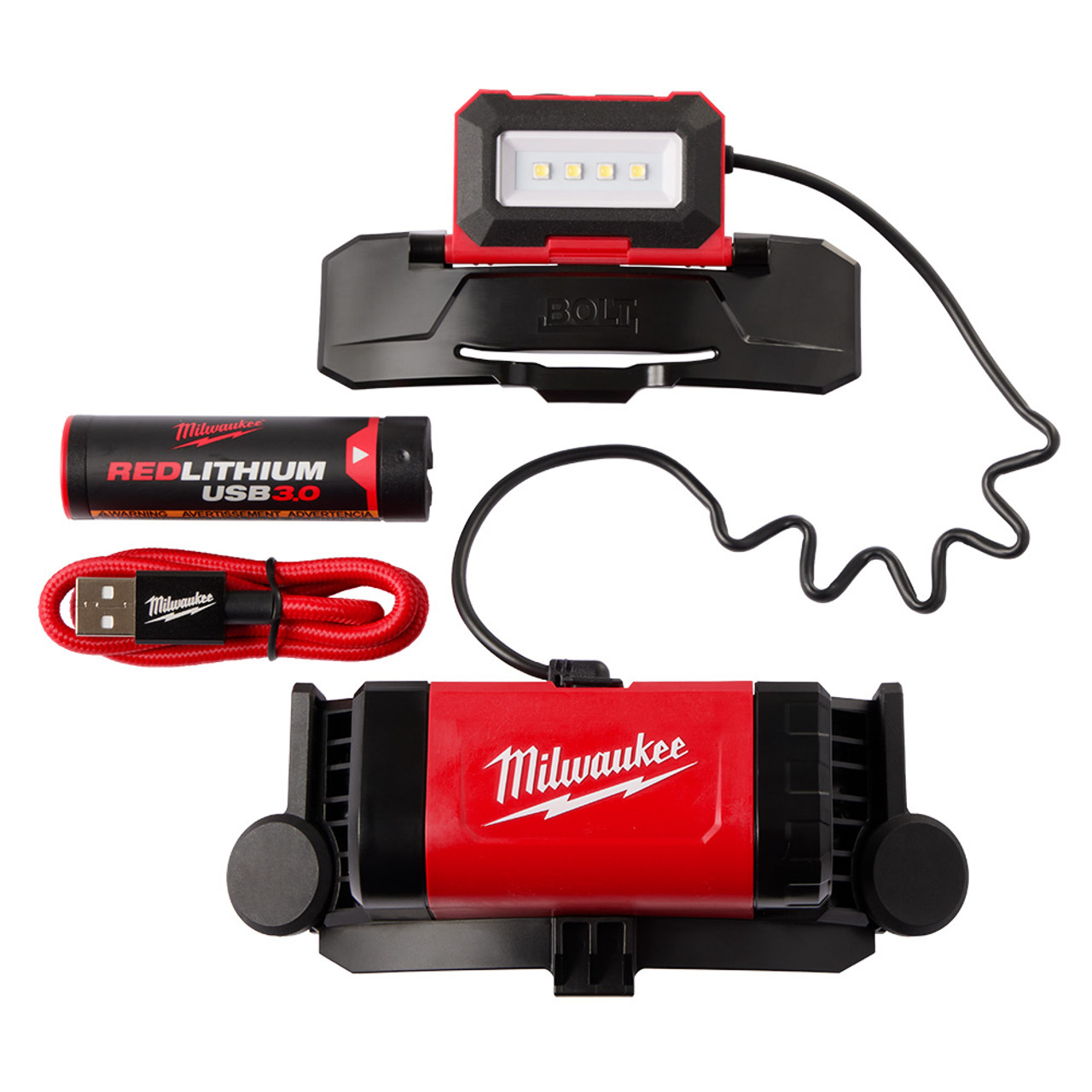 Milwaukee RedLithium USB Hard Hat Headlamp