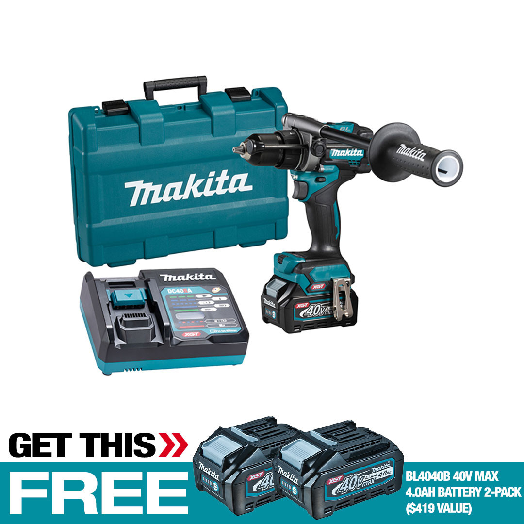 HP001GM102 40V Max XGT Brushless Hammer Driver Drill