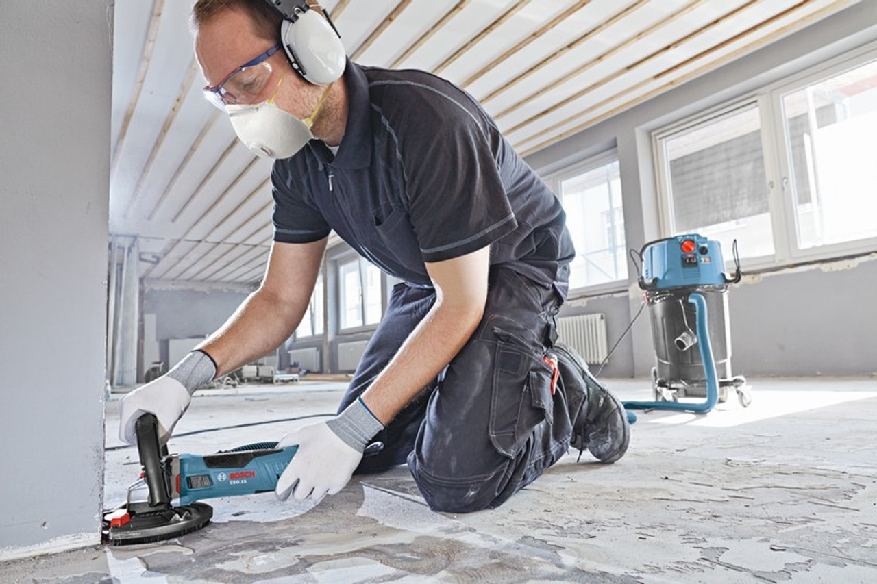 Bosch CSG15 5 In. Concrete Surfacing Grinder With Dedicated Dust