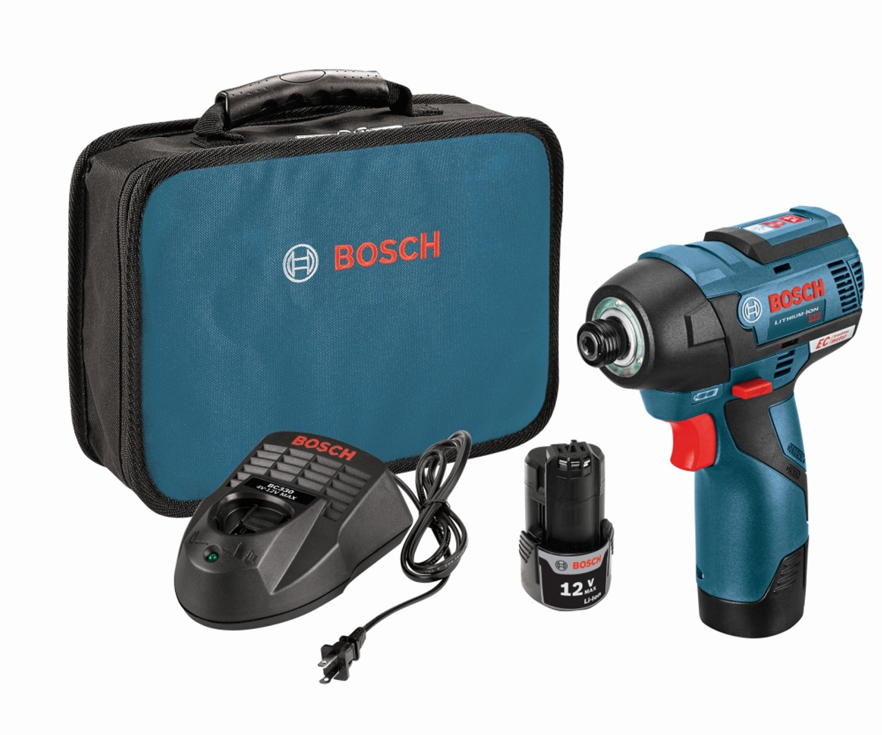 Bosch PS42 02 12V Max EC Brushless Impact Driver Kit