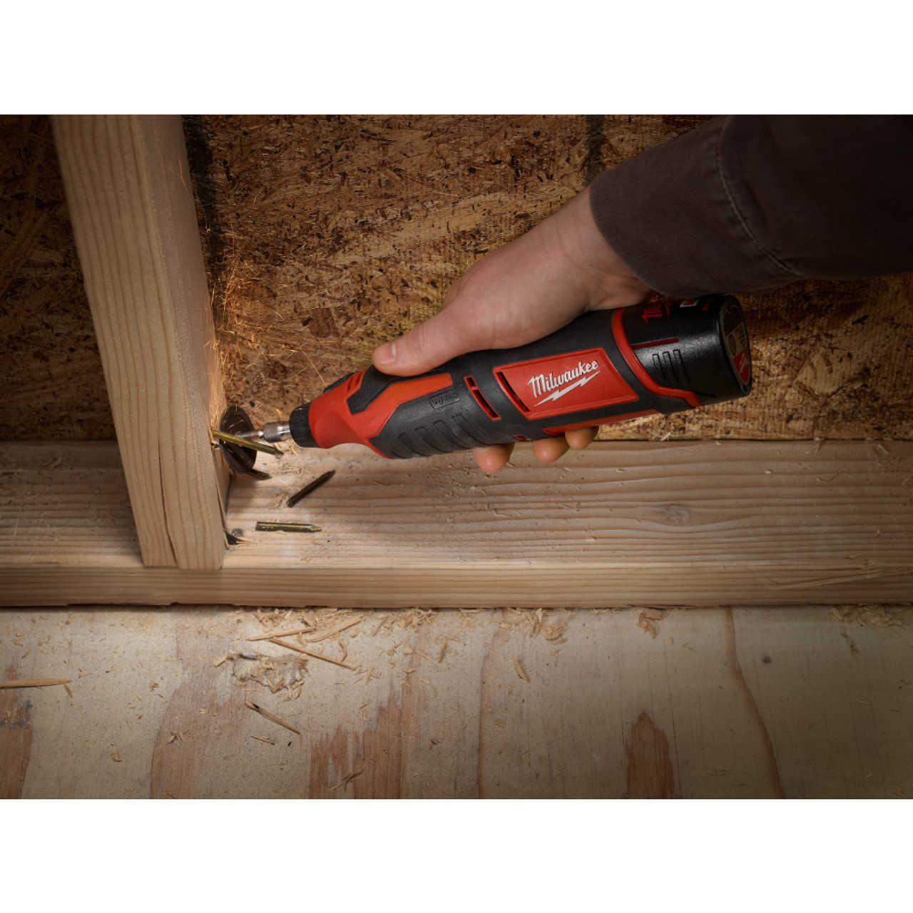 Milwaukee 2460 21 M12 Cordless Lithium Ion Rotary Tool Kit