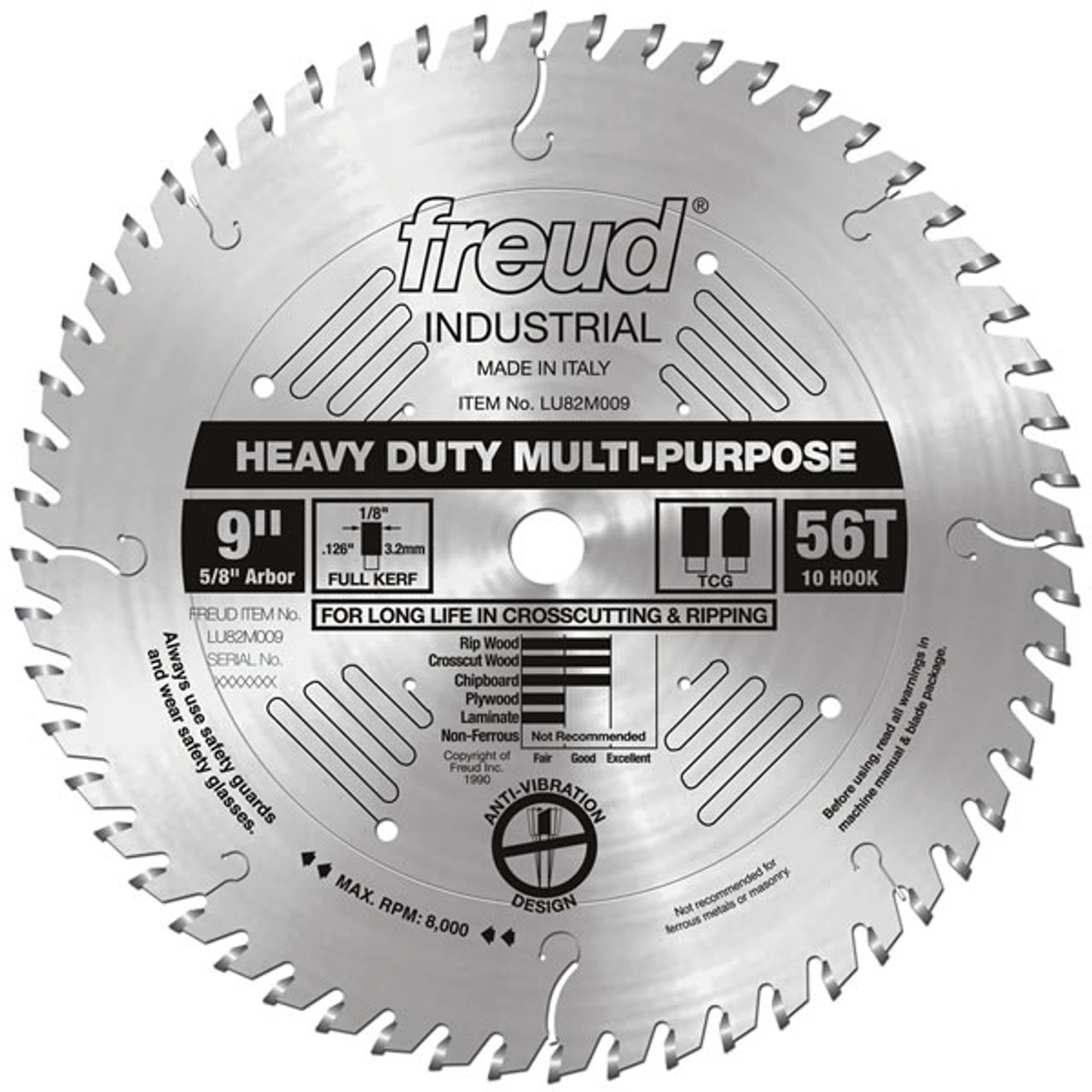 Freud LU82M009 Heavy Duty Multi-Purpose Blade