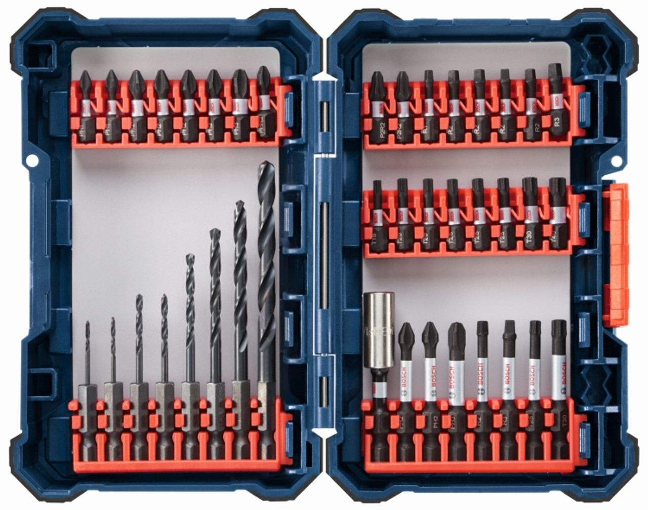 Bosch DDMS40 40 Pc. Impact Tough Drill Drive Custom Case System Set