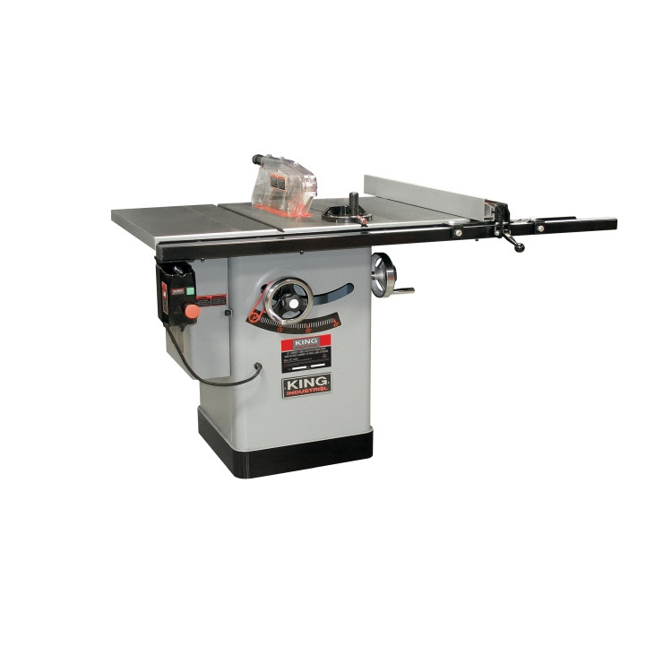 King Industrial KC10KX/U30 Saw, 10 In. Table, Riving Knife W/ 30 In