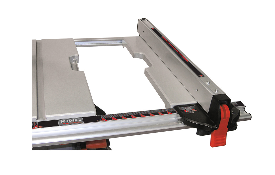 King Industrial KC5100NS Saw, Jobsite, 10 Table W/ Folding Stand, Riving Knife, LT