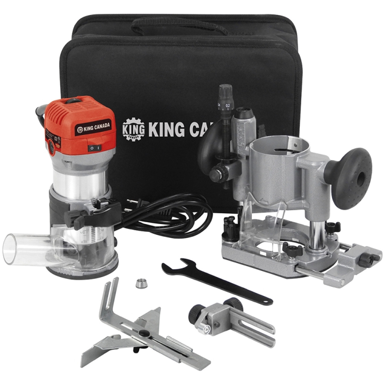 King Canada 8366K 1-1/4HP Variable Speed Router Combo Kit