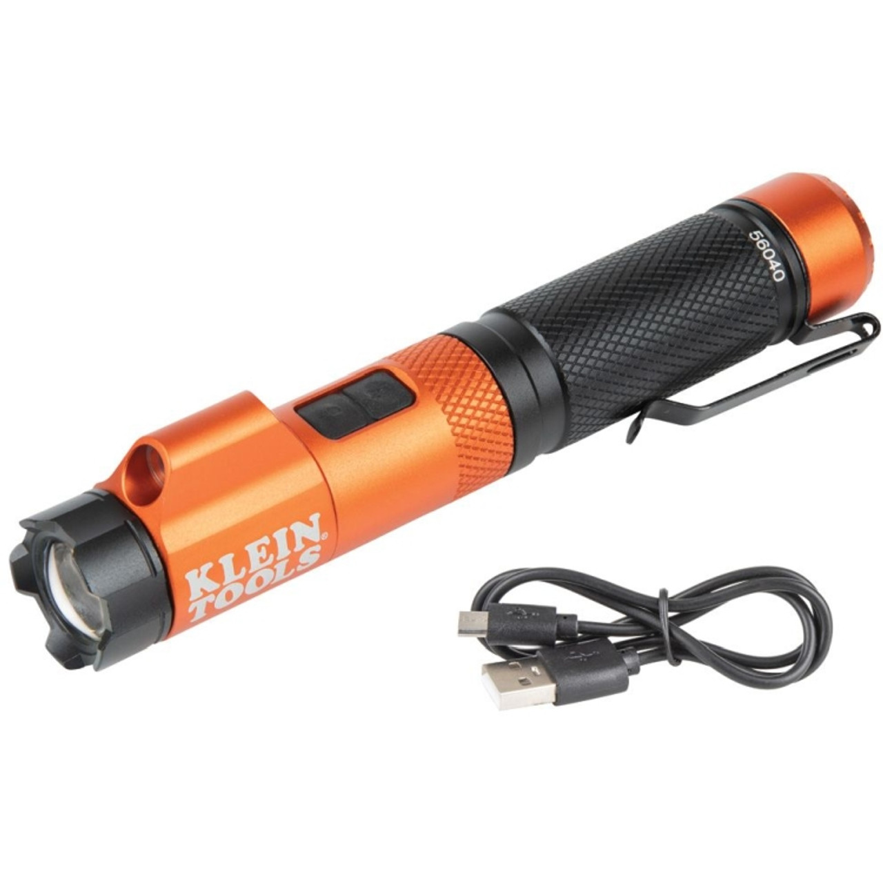 Klein 56040 Rechargeable Focus Flashlight With Laser