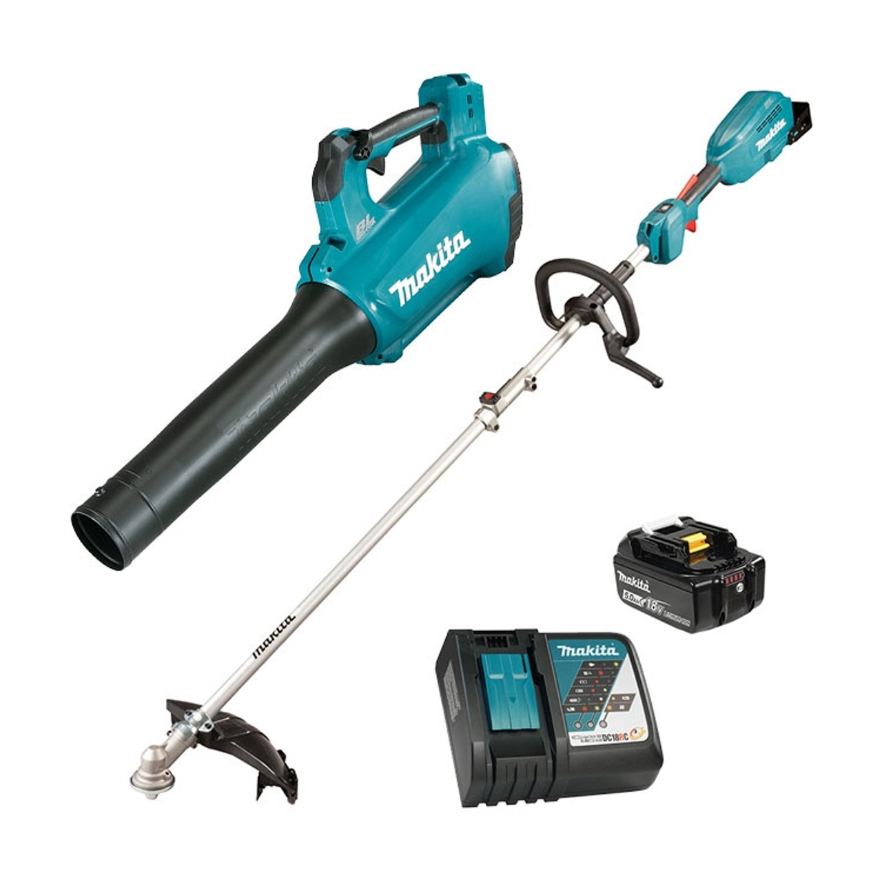 Makita DUB184RT 18V LXT Cordless Turbo Blower With DUX182ZX2 Split