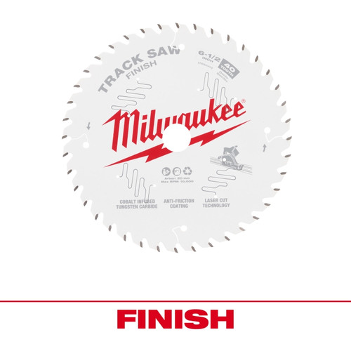 Milwaukee 48-40-0625 6-1/2 40T Finish Track Saw Blade