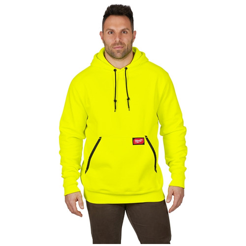 Milwaukee 350HV HEAVY DUTY Pullover Hoodie Hi Vis 3X