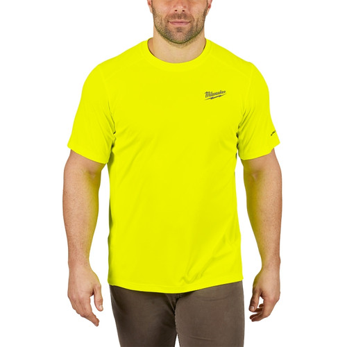 Milwaukee 414HV WORKSKIN Lightweight Base Short Sleeve Hi Vis 3X