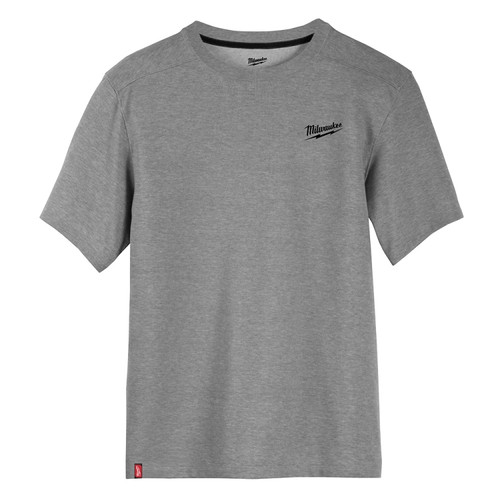 Milwaukee 603G Hybrid Work Tee Short Sleeve Gray L