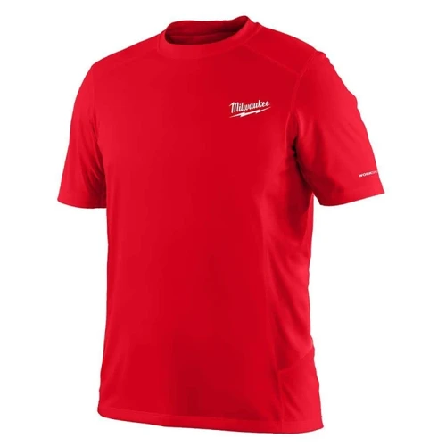Milwaukee 414R WORKSKIN Lightweight Base Short Sleeve Red 2X