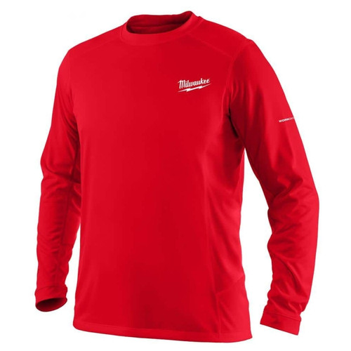 Milwaukee 415R WORKSKIN Lightweight Base Long Sleeve Red L