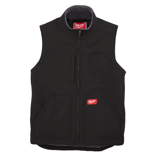 Milwaukee 801B HEAVY DUTY Sherpa-Lined Vest Black 2X