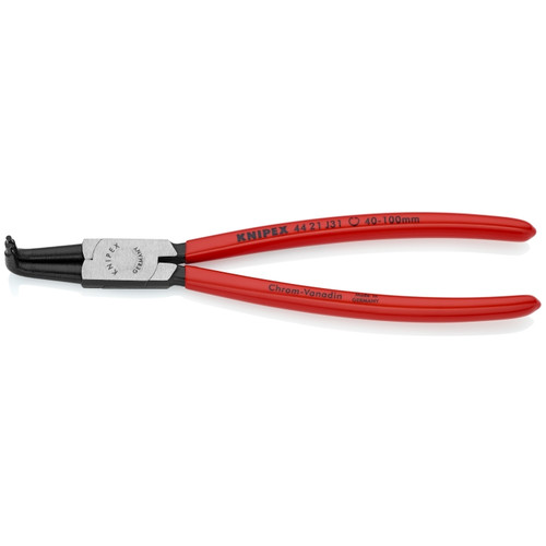 Knipex 4421J31 8 1/2 in. Internal 90 Angled Snap Ring Pliers-Forged Tips