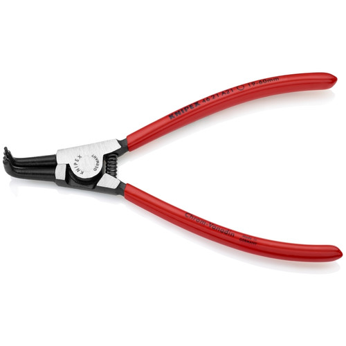 Knipex 4621A21 External 90 Angled Snap Ring Pliers-Forged Tips
