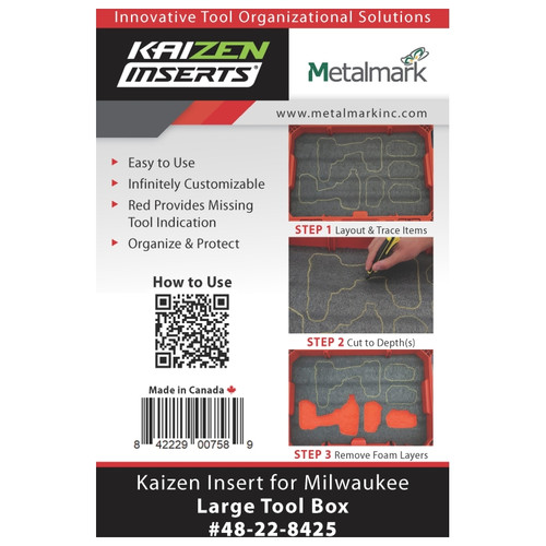 Kaizen Insert 8425-57-BR for Milwaukee Large Tool Box