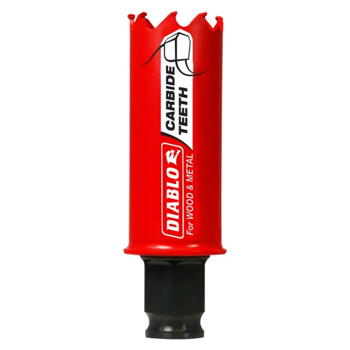 Diablo DHS1125CT 1-1/8 In. (29mm) Carbide-Tipped Wood & Metal Holesaw