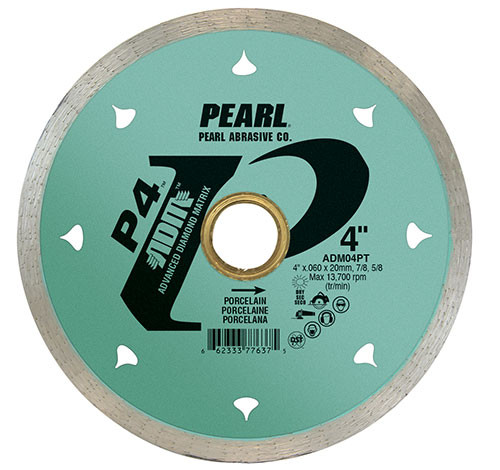 Pearl ADM45PT P4 ADM Porcelain Blade 4-1/2 x .060 x 5/8, 20mm, 7/8