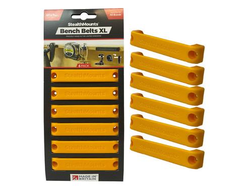 StealthMounts BB-XL-YLW-6 Bench Belts XL- Universal Tool Holster (6 Pack) Yellow