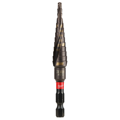 Milwaukee 48-89-9241 SHOCKWAVE Impact Duty Step Bit #1 1/8 - 1/2 in.