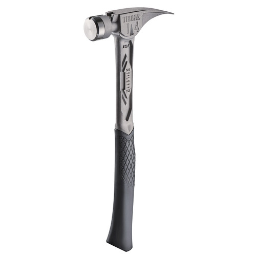 Stiletto TI16SC-F 16-oz Titanium Smooth Face Hammer w/ 18-in Fiberglass  Handle