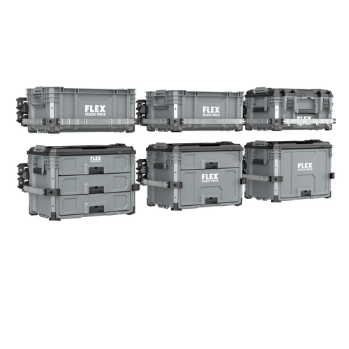 Flex FS1106 STACK PACK 2-Drawer Tool Box - TEGS Tools & Machinery