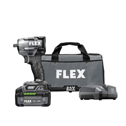 Flex FX1431A-1C 3/8" Compact Impact Wrench Kit