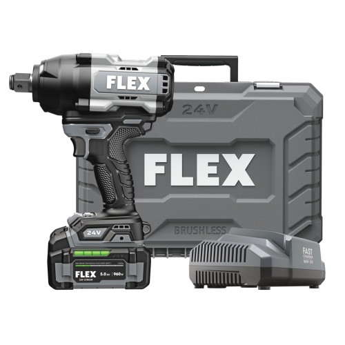 Flex FX1472B-1C 3/4" High-Torque Impact Wrench Kit