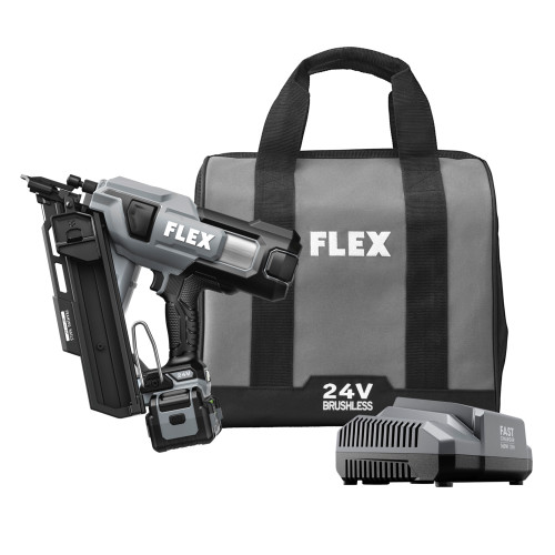 Flex FX4351B-1C 24V 30 Deg. Framing Nailer Kit