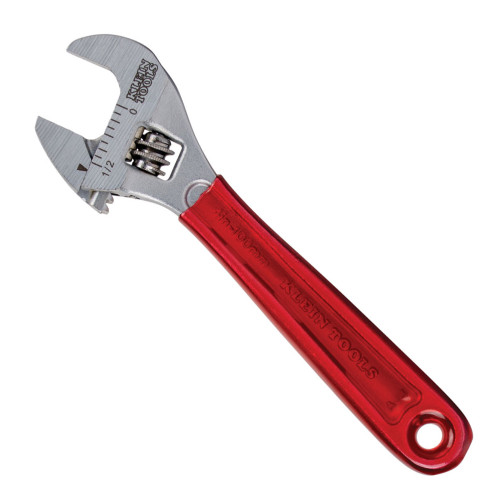Klein D506-4 Adjustable Wrench, Plastic Dipped, 4-Inch